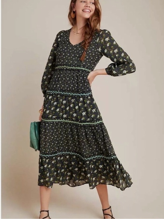 Anthropologie Dresses & Skirts - Anthropologie Karoline Tiered Maxi Dress